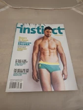 2010 February INSTINCT MAGAZINE Cristiano Faluba Swimsuit Issue Gay Interest
