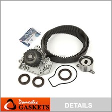 Fits 96-00 Honda Civic Si Del Sol Vtec 1.6 Dohc Timing Belt Kit Water Pump B16a2