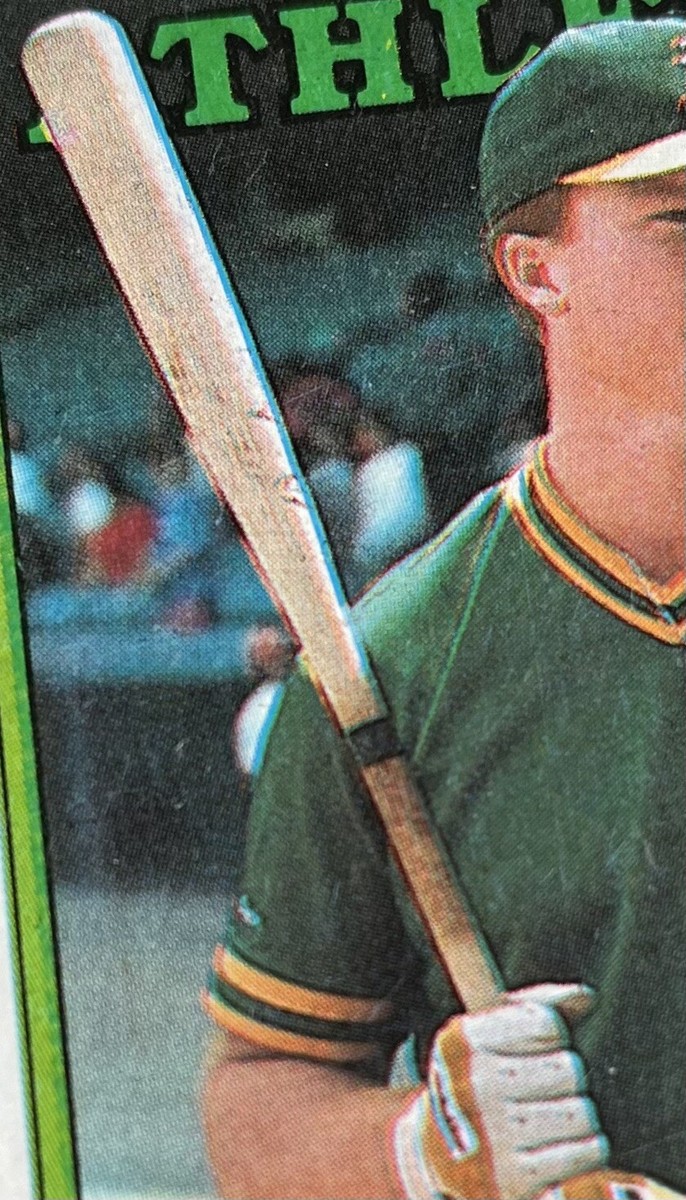 ヴィンテージ　フリーメイソン サイン　レア 1988 Topps 580 Mark McGwire Blue Bat Error Misprint Rookie