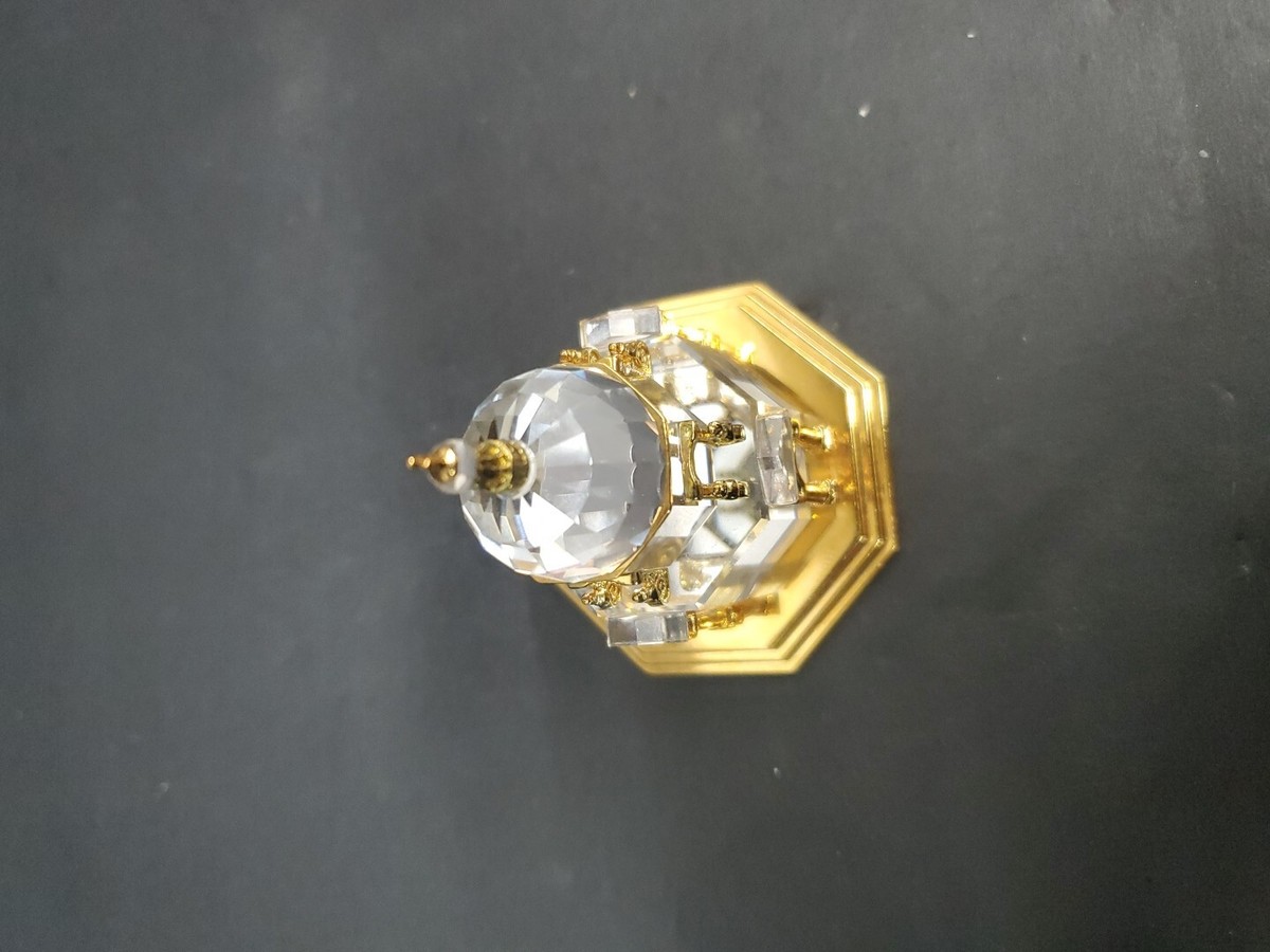 Swarovskiクリスタル ベル型 置物 ゴールドリボン Swarovskiクリスタル ベル型 置物 ゴールドリボン 【公式通販】