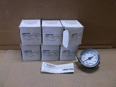 #ad #ad P844U Ametek NEW In Box Pressure Gauge 2quot; 1 8 ANPT 160 PSI SPEC No 138005 $17.99