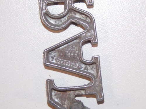 Vtg 72 73 74 Ford Gran Torino Car Vehicle Fender Script Emblem Badge 16098EA - Picture 7 of 7
