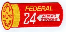 24 ALMOST STRAIGHT SHOTGUN SHOOTING SKEET OR TRAP PATCH