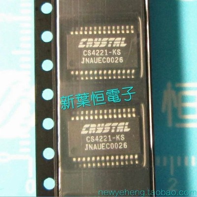 1PCS CS4221-KS 24-Bit Stereo Audio Codec with 3V Interface SSOP28