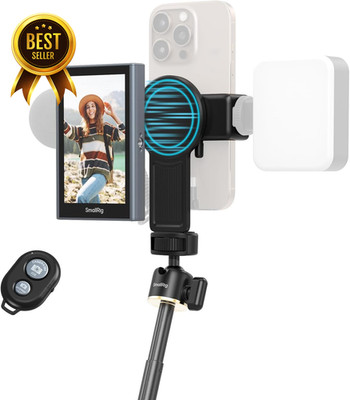 Phone Vlog Selfie Monitor Screen Magnetic Holder Clip Wireless Remote Rear Camer