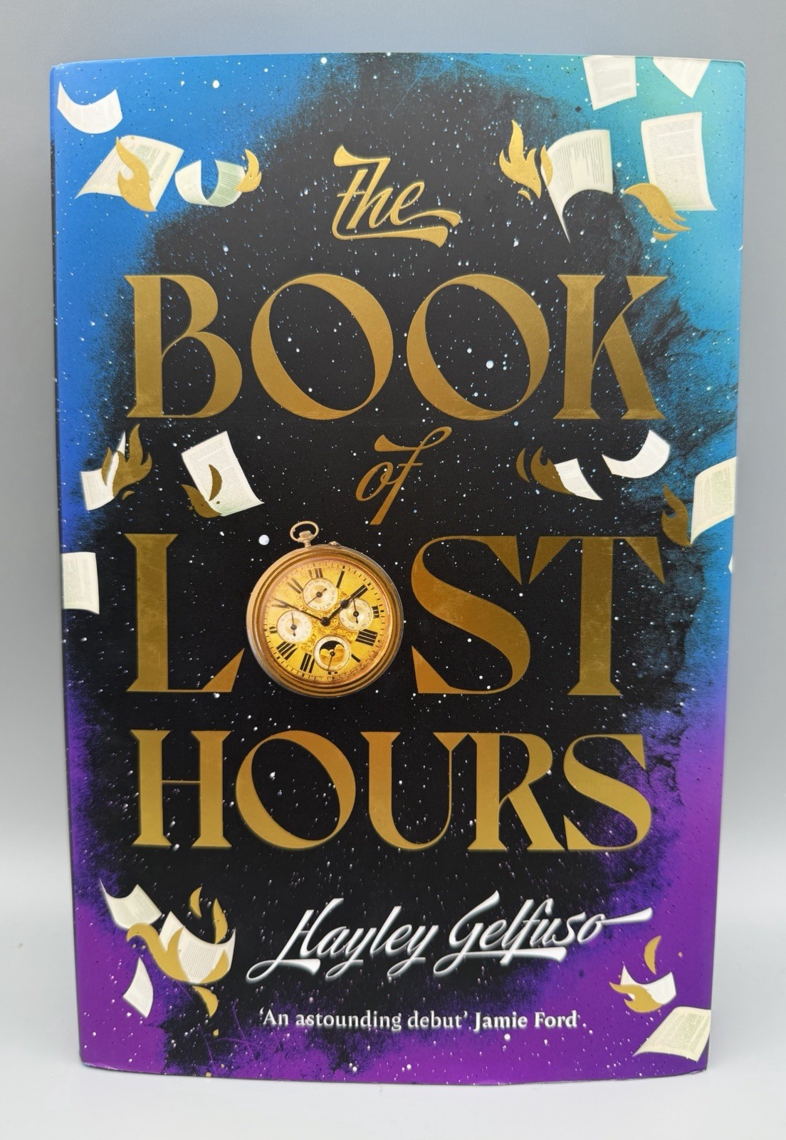SIGNED - The Book of Lost Hours By Hayley Gelfuso SPRAYED Edge New HB  (DAMAGED)