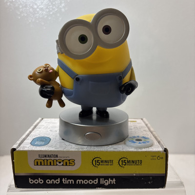 Minions Bob & Tim Mood Light Lamp Room Nightlight Illuminations New In Box
