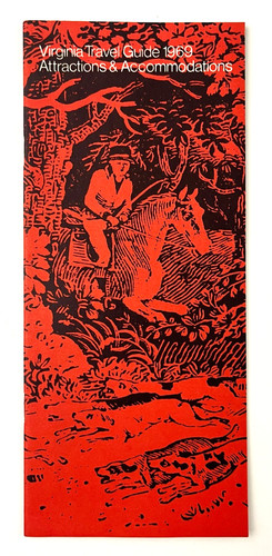 1969 Virginia Travel Guide Attractions Accommodations Tourist Maps VTG Booklet