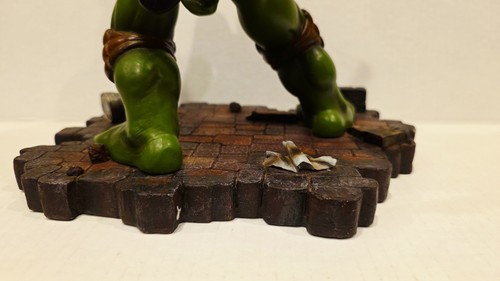๐ข Statua Teenage Mutant Ninja Turtles LEONARDO Cold Cast ๐ฅ TMNT Playmates 2003 - Foto 11 di 11