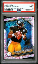 2025 PANINI PRIZM CHERRY BLOSSOM CHOICE #288 KORDELL STEWART 9/15 PSA 9