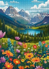 1000 Piece Puzzle Jigsaw For Adults Landscape Flower Scenic Nature Artwork New