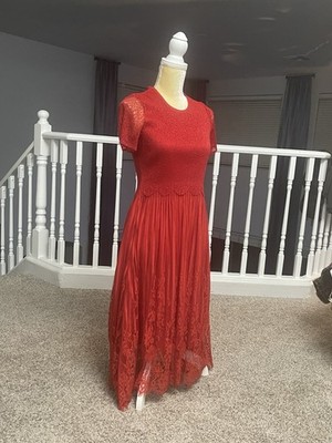 Leo And Ugo Red Dress Paris Size 1