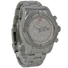 Breitling Super Avenger II A13371 48mm Stainless Steel Silver 2YRWARRANTY #813-1 5