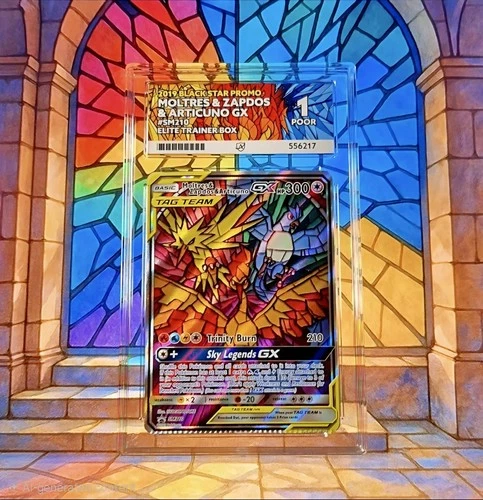 Moltres & Zapdos & Articuno GX SM210 - 2019 Black Star Promo - ACE 1