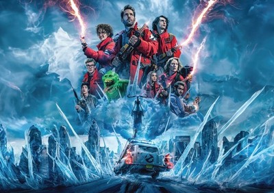 Ghostbusters Frozen Empire Poster Druck Film Bild Wandbild A1 A2 A3 A4
