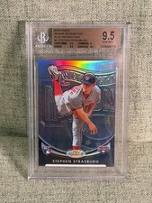 2010 Stephen Strasburg FFR-6 Blue Refractor RC /199 BGS 9.5 Topps Finest