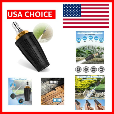 #ad High Performance Turbo Nozzle for Pressure Washers Ideal for Brick amp; Concrete $23.99