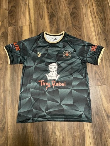 Rogerstone FC Tiny Rebel Football Shirt Large