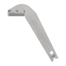 Bit Gauges 118 Degree Bohrer Schleiflehre Edelstahl Winkel Messung Gage