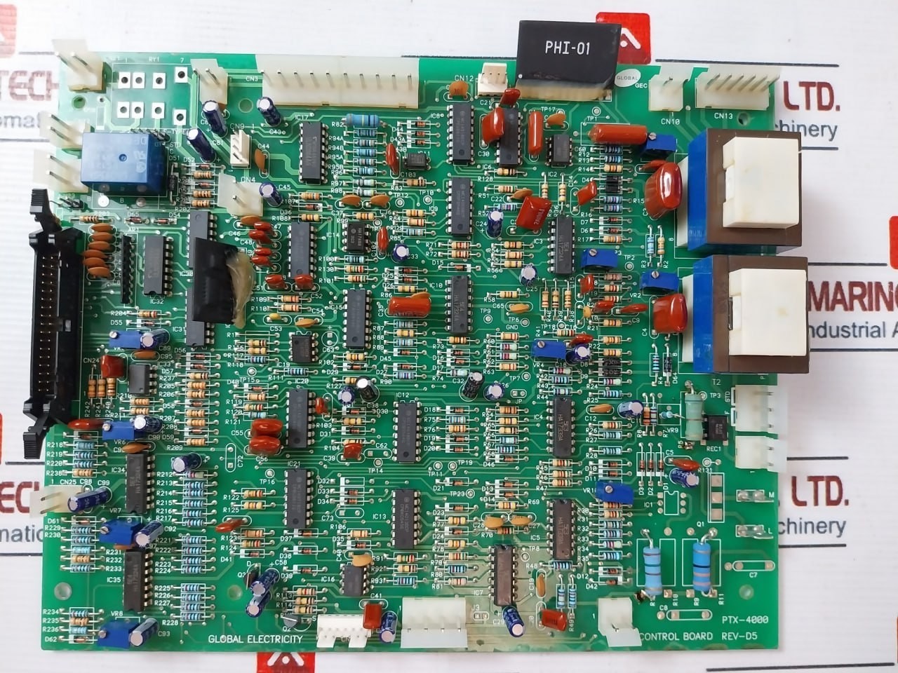 Visible Components Coding GLOBAL ELECTRICITY PTX-4000 Control Board OL302-02D5 | eBay