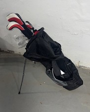 Precise M5 Complete Golf Club Set 10 Clubs Black Red White with Bag