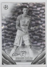 2023 UEFA Club Competitions Black & White Icy Foil /150 Benjamin Sesko Šeško ne1