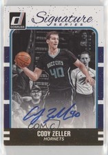 2016-17 Panini Donruss Signature Series Gold 8/10 Cody Zeller #1 Auto 15wb