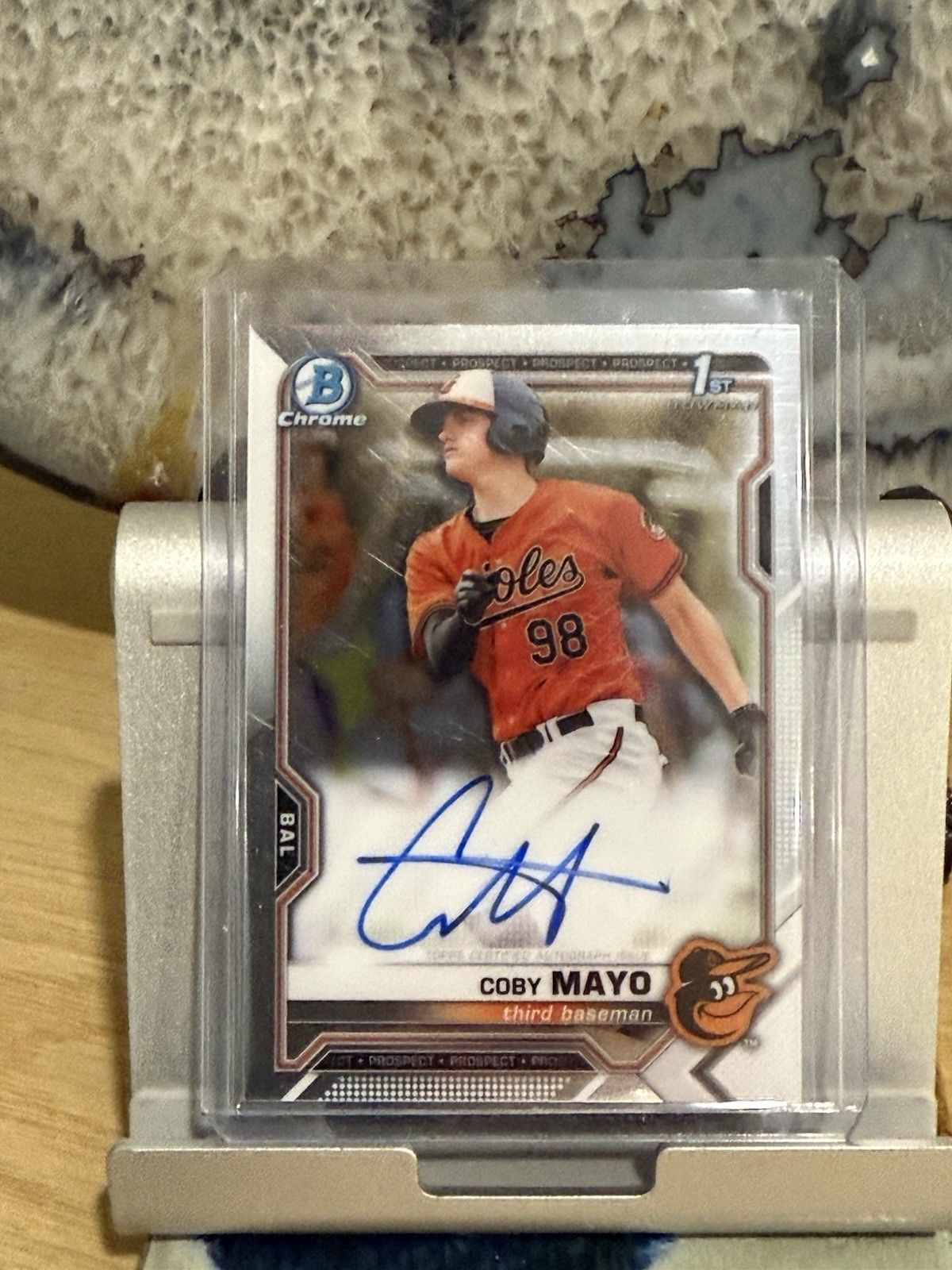 2021 Bowman - Chrome Prospects Autographs Coby Mayo #CPA-CMA (AU, RC)