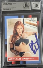 Maitland Ward Boy Meets World Signed Custom Card BAS Autograph Grade 10 Beckett