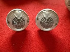 FANALINI ANTERIORI FRECCE FIAT 500 D 600 D ORIG ALLUMINIO STARS COPPIA NUOV 500D