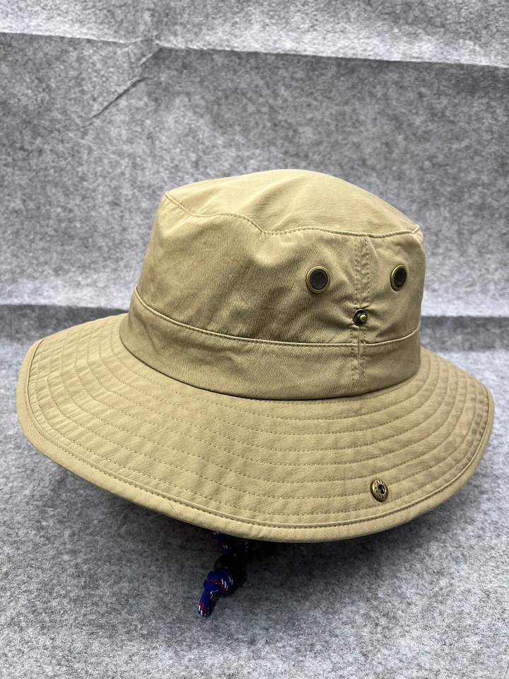 Goodfellow & Co Sombrero de Cubo Adulto Extra Grande Beige Mezcla de Algodón Peces Caminata Campamento Foto 4 de 4