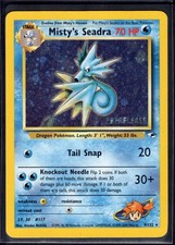 Misty's Seadra 9/132 Holo Rare Gym Heroes Pokemon Lightly Played