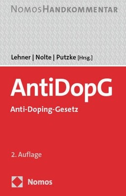 Anti-Doping-Gesetz: AntiDopG Michael Lehner