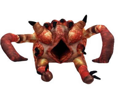 Half Life Head Crab Plush  NECA Valve 2012 Headcrab