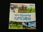 Nintendo Wii Sports Game Disc and Manual with Case 2006 Edition