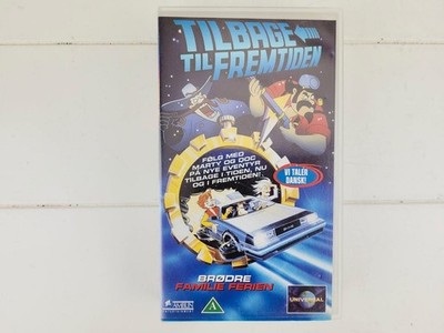 Universal Back to the Future Brothers Family Vacation 1991 Animated VHS Rare