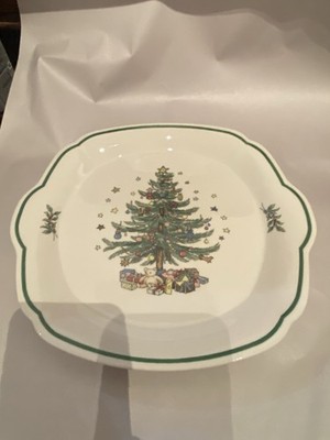Nikko Christmastime Holiday Serving Platter Plate Tray Dish 10''