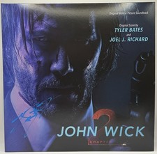 Tyler Bates Signed Autographed John Wick 2 Soundtrack Vinyl JSA COA