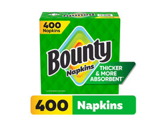 Bounty Everyday Disposable Paper Napkins, 400 Count Napkins