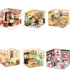 Rolife 1:24 Super Creator Plastic DIY Miniature House Kit Toy Xmas Gilrs Gift