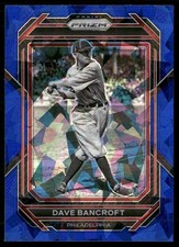 Dave Bancroft 2023 Panini Prizm Blue Ice Philadelphia Phillies #223
