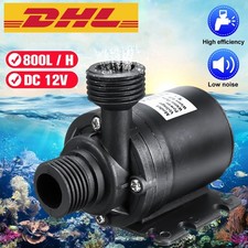 Mini Wasserpumpe DC 12V Tauchwasserpumpe,Amphibienpumpe 800L/H 5M für  Aquarium
