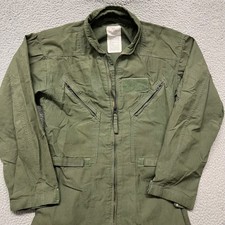 US Military Coveralls Mens 42 R Sage Green Flyers CWU-27/P Type 1 Class 1 1590