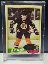 1980 Topps Ray Bourque Rookie Card (RC) #140 UNSCRATCHED - off center scratcher. rookie card picture