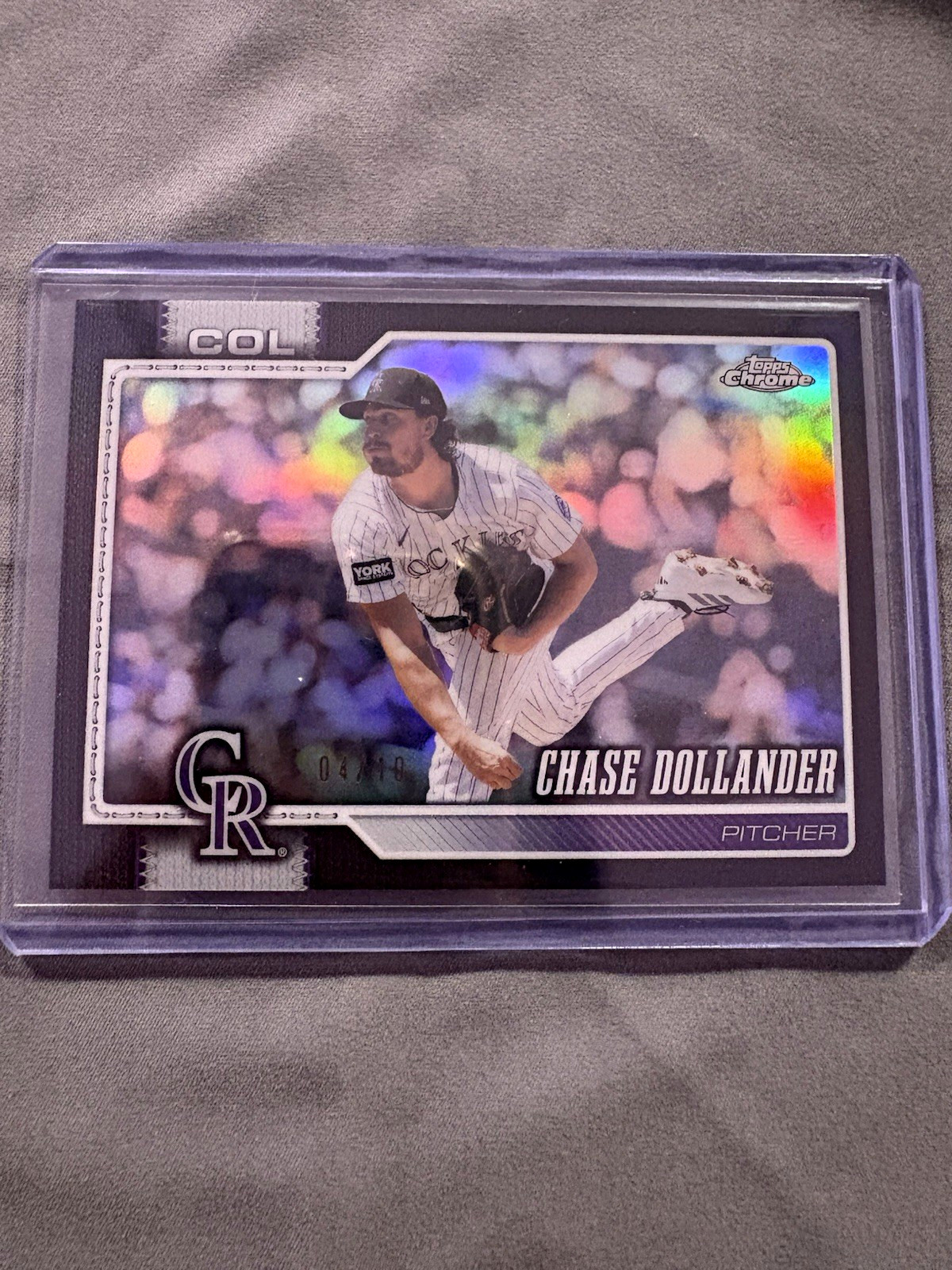 2026 Topps Chrome Chase Dollander Black Refractor /10
