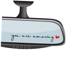 4 x Rear View Mirror Sticker,Car Rear View Mirror You Are Amazing