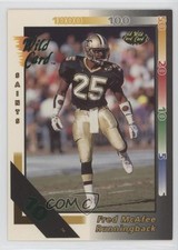 1992 Wild Card 10 Stripe Fred McAfee #418 Rookie RC g2x. rookie card picture