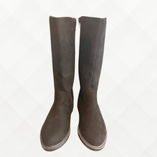 Cat  Jack Tall Boots   Girls Size 1   NWOT   Black Faux Suede   KSH-100004