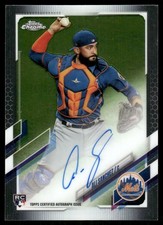 2021 Topps Chrome Rookie Autographs #RAALS Ali Sanchez Auto - BB