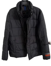 Andrew Marc M Black Puffer Mens Outdoor Jacket Hiking Coat